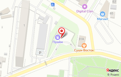 АЗС Прайм в Новосибирске на карте