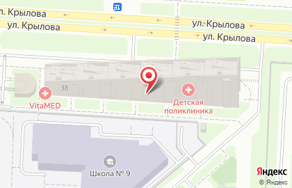 Международный образовательный центр Lingua на улице Крылова на карте
