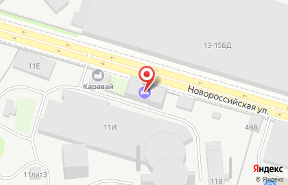 Хостел в Санкт-Петербурге на карте