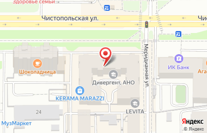 Магазин мужской одежды Dekarshe в Ново-Савиновском районе на карте