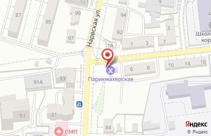 Парикмахерская Салон-парикмахерская в Калининграде на карте