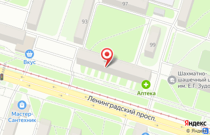 Ортопедический салон Ortix на Ленинградском проспекте на карте