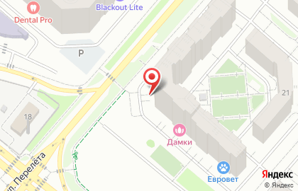 Магазин доставки еды Суши Wok на улице Перелета на карте