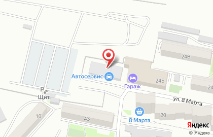 Todes на улице 8 Марта на карте