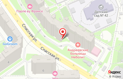 Медицинский центр Андреевские больницы — НЕБОЛИТ на Спасской улице на карте