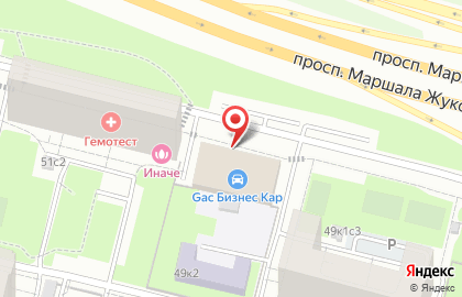 GAC БИЗНЕС КАР Серебряный бор на карте