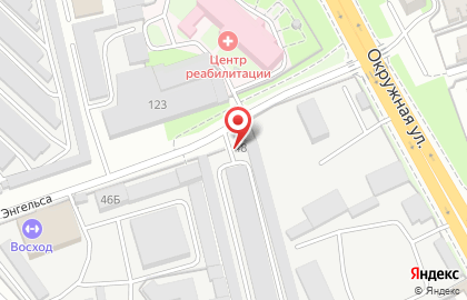 Гаражный кооператив Турист в Первомайском районе на карте