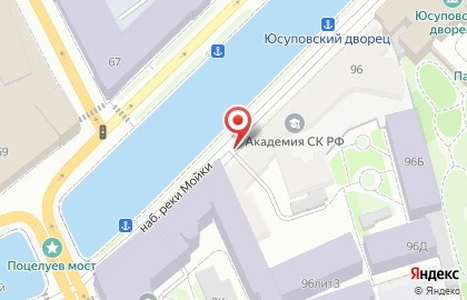 Санкт-Петербургская Академия Следственного комитета Российской Федерации на карте