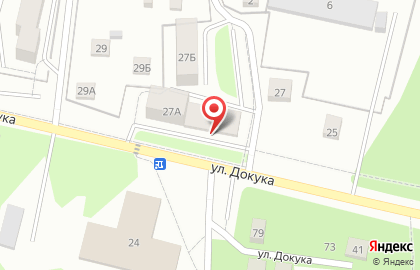 Продуктовый магазин Городок в Центральном районе на карте
