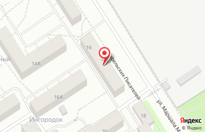 Интернет-магазин детской обуви Детос на улице Маршала Мерецкова на карте