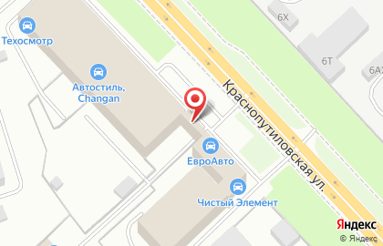 СТО Мир МАТИЗОВ на Краснопутиловской улице на карте