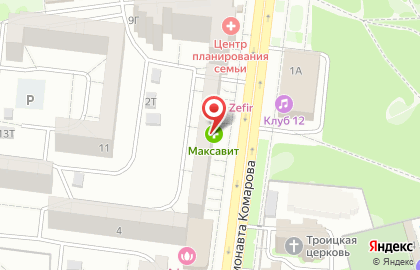 Аптека Максавит в Воронеже на карте
