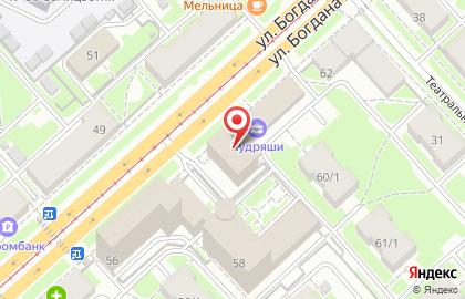 Банкомат КБ Акцепт на метро Заельцовская на карте