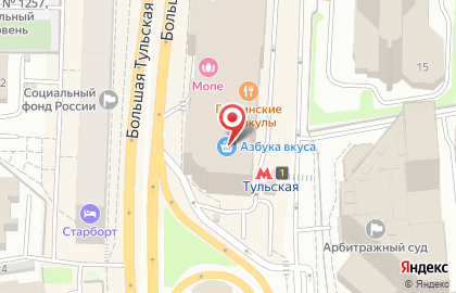 Фитнес-клуб Alex Fitness в Даниловском районе на карте