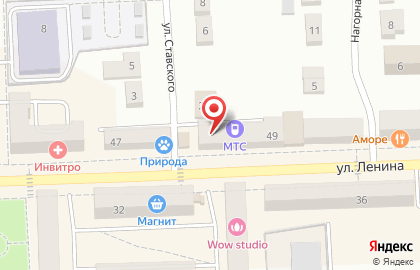 Служба заказа легкового транспорта Тройка на улице Ленина на карте