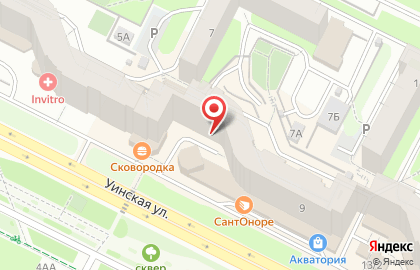 Аптека Планета Здоровья на Уинской улице, 9 на карте