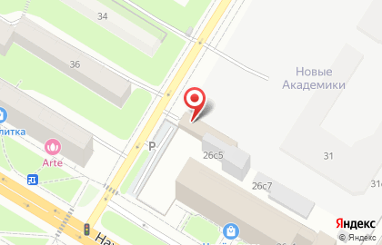 Супермаркет Пятёрочка в Москве на карте