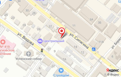 Производственная компания Жестянщик на улице Сипягина на карте