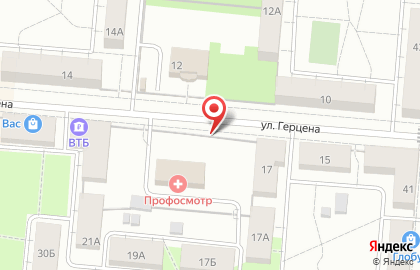 Киоск по продаже фруктов и овощей на улице Герцена на карте