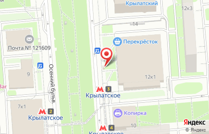 Киоск печатной продукции в Москве на карте
