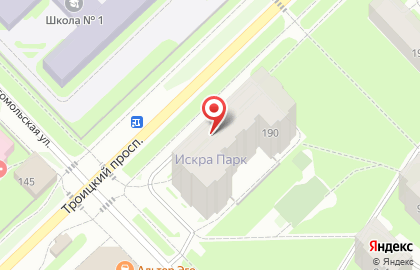 Магазин товаров красоты Николь на улице Суворова на карте