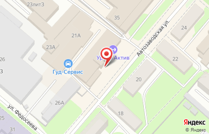 Мебельный магазин Эдем на Автозаводской улице на карте