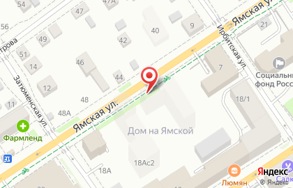 Похоронное бюро Риус на Ямской улице на карте