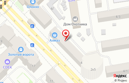 Кафе-магазин Поляна на карте