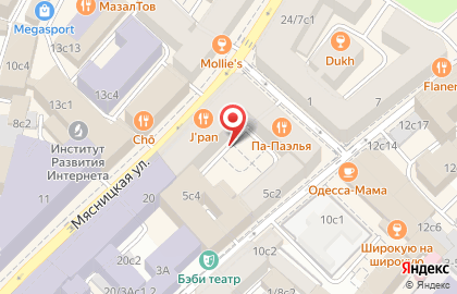 ООО Олимп Холдинг на Мясницкой улице на карте