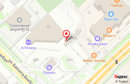 Автосервис Центр 100 на улице Маршала Жукова на карте