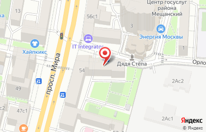 Подворье на проспекте Мира на карте