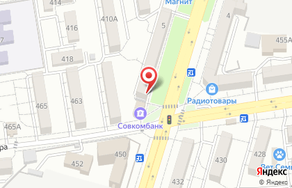 Магазин овощей и фруктов Зеленое яблоко на улице Доваторцев на карте