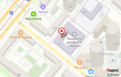 Столовая на Красном на карте
