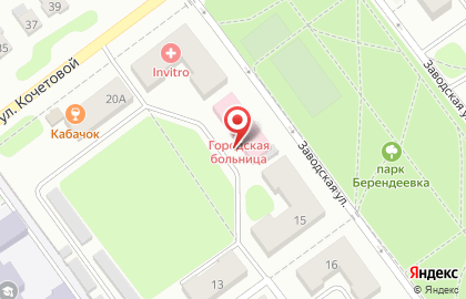 Кохомская Городская Больница на Заводской улице на карте