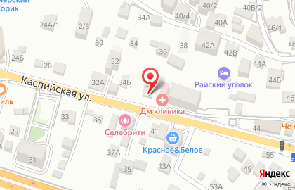 Медицинская клиника на карте