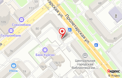 Мастерская по ремонту обуви Каблучок на Пролетарской улице на карте