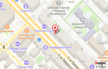 СМП Банк на метро Белорусская на карте