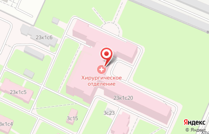 Клиническая больница РЖД-Медицина им. Н.А. Семашко в Москве на карте