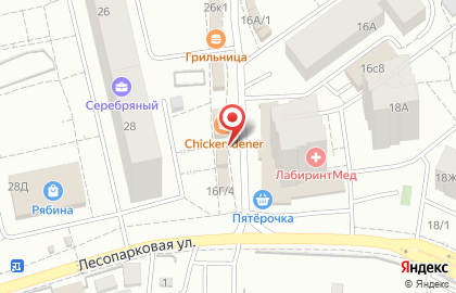 Зоомаркет Зooкураж в Октябрьском районе на карте