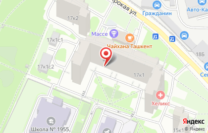 ОДС на метро Медведково на карте