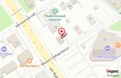 Ремесленная мастерская АРТ-Слобода в Петрозаводске на карте