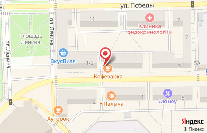 Киоск печатной продукции Газетта на Октябрьской улице на карте
