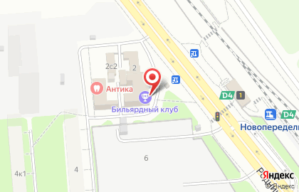 Бильярдный клуб в Москве на карте