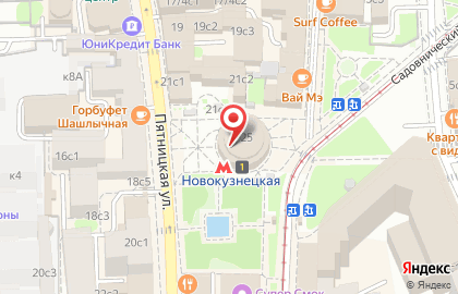 Банкомат ВТБ в Замоскворечье на карте