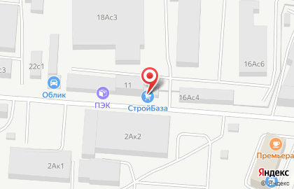 СтройБаза в Саранске на карте