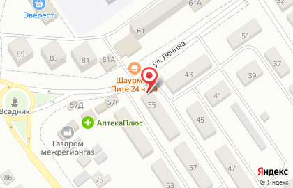 Аптека Надежда-Фарм на улице Ленина на карте