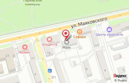 Ломбард Маяк в Свердловском районе на карте