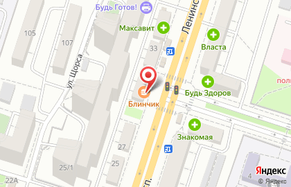 Суши-бар Суши Wok в Железнодорожном районе на карте