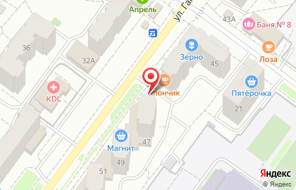 ОАО Балтийский Банк на улице Гагарина на карте