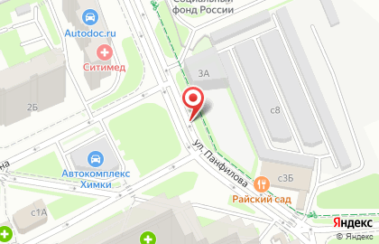 Cold Сервис на улице Панфилова на карте